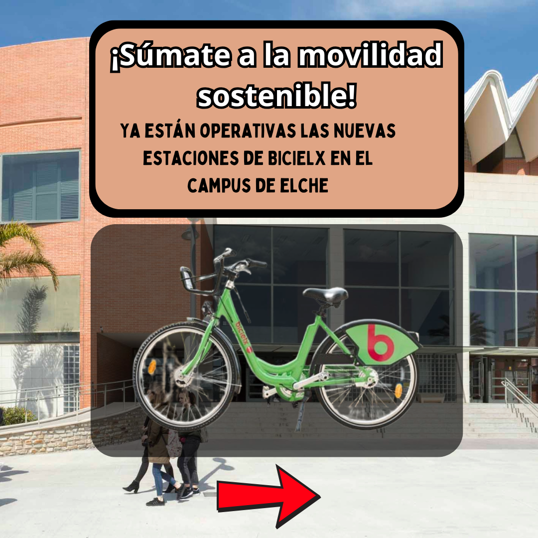 ¡Nuevos puntos BiciElx en la UMH!