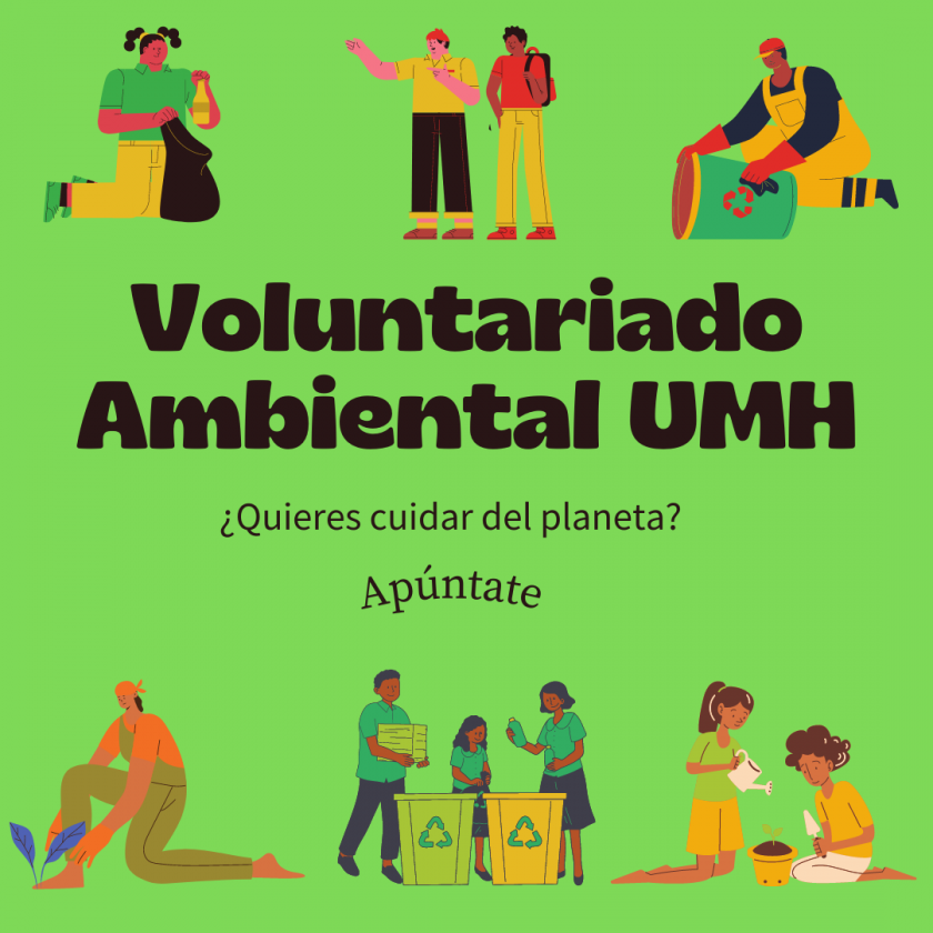 Comienza el PROGRAMA de Voluntariado Ambiental en la UMH 21/22