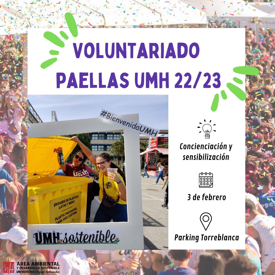 Voluntariado "Fiesta Bienvenida UMH" 22/23