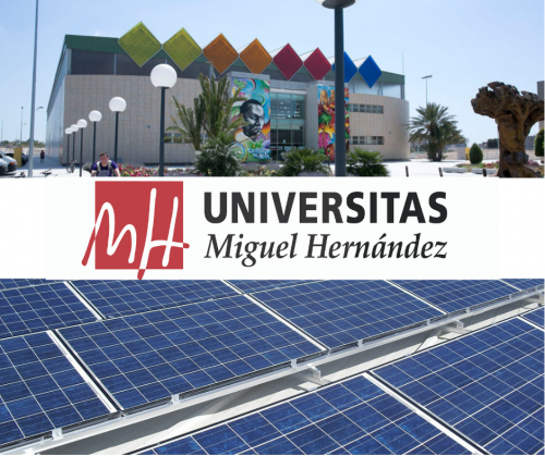 La UMH pone en marcha 66 placas solares fotovoltaicas 